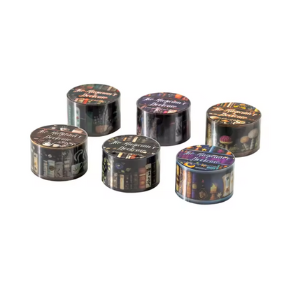 Washi Tape Ancho Libros bordados