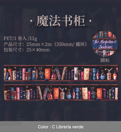 Washi Tape Ancho Libros bordados