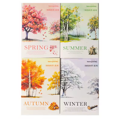 50 Stickers Arboles de temporada