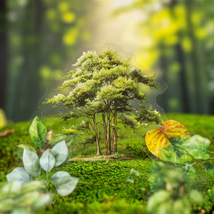 50 Stickers Arboles de temporada