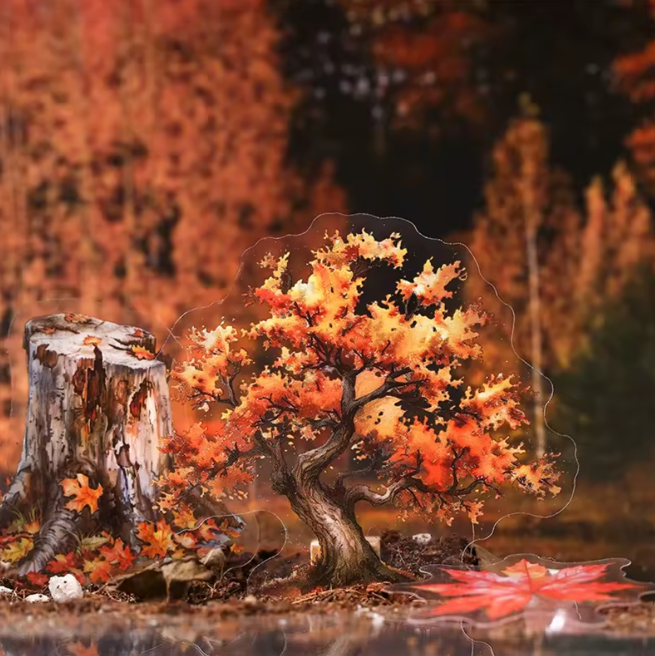 50 Stickers Arboles de temporada