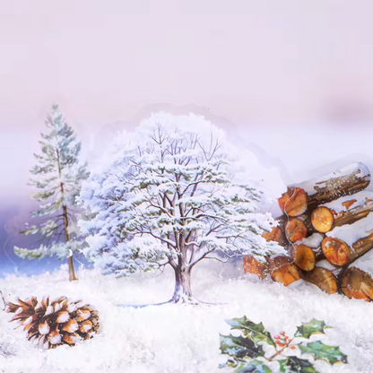 50 Stickers Arboles de temporada