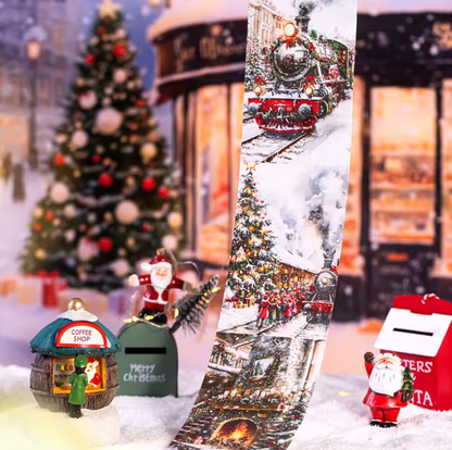 Rollo de Stickers Ciudades Navideñas