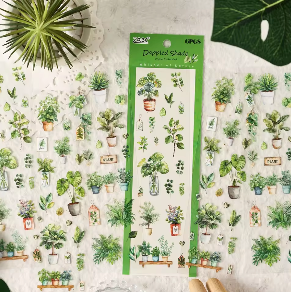6 Hojas de stickers