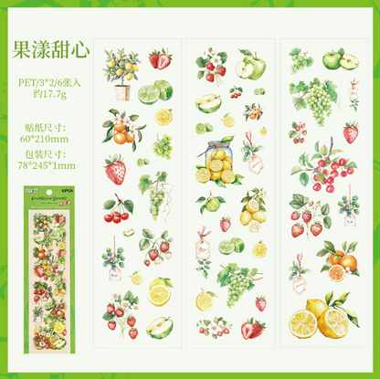6 Hojas de stickers