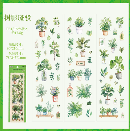6 Hojas de stickers