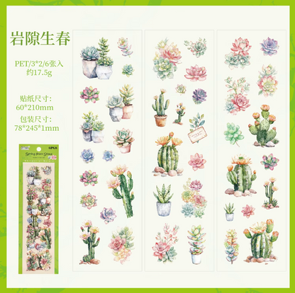 6 Hojas de stickers