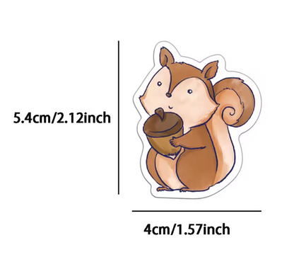 50 Stickers Vinil Otoño Fall