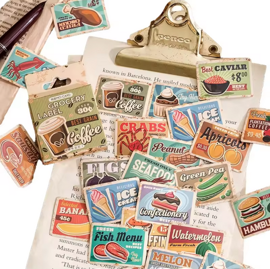 Cajita de Stickers Coffee