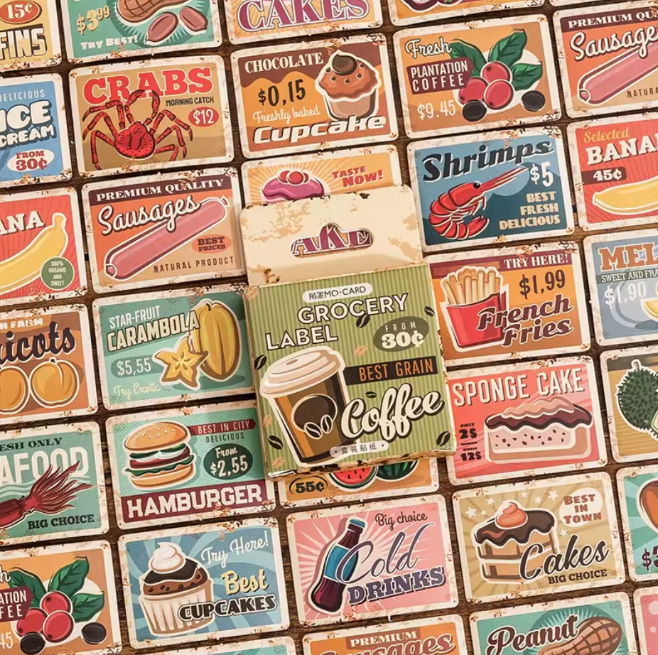 Cajita de Stickers Coffee