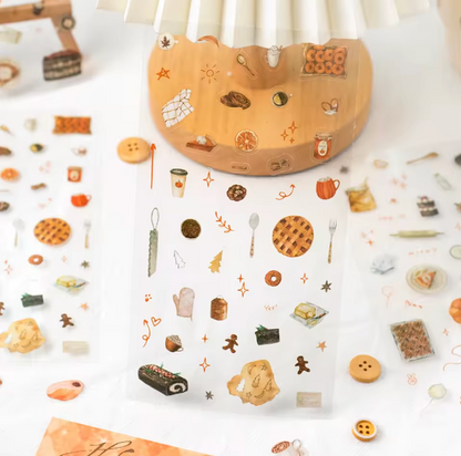 3 Hojas de stickers minis