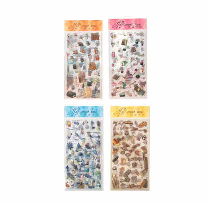 3 Hojas de stickers minis