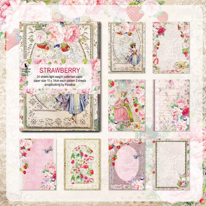 24 Papeles Vintage - Varias opciones