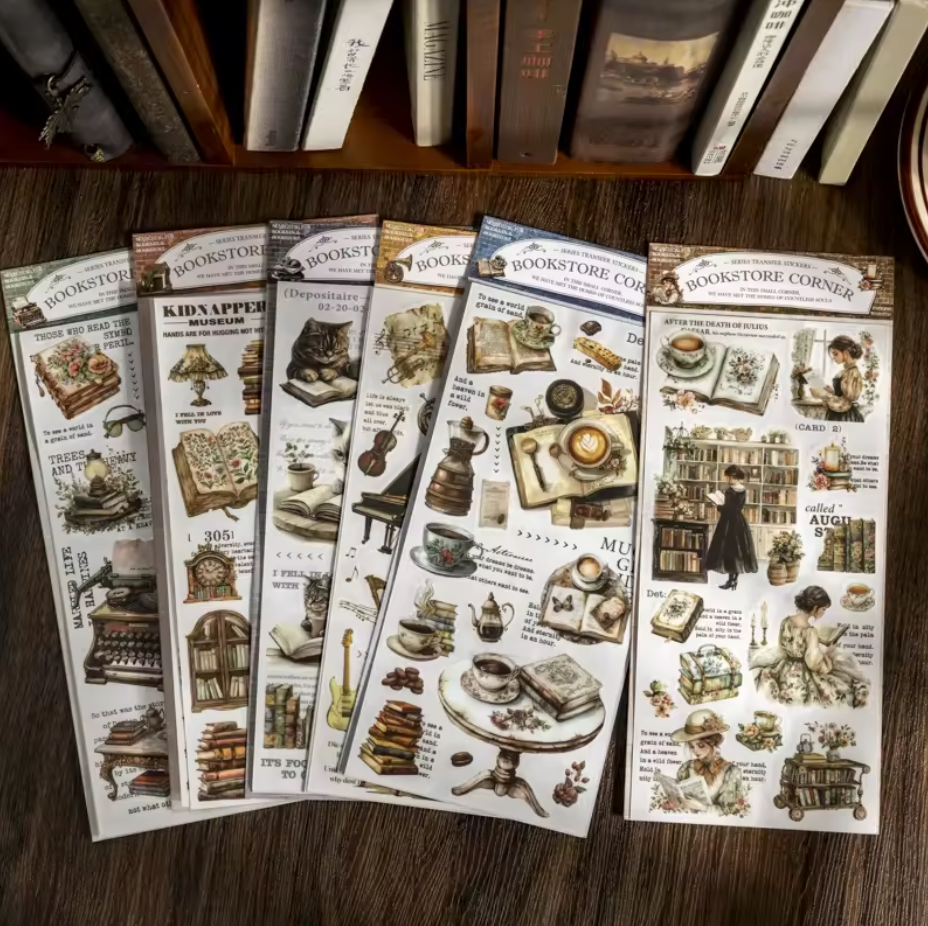 2 Hojas Stickers transfer