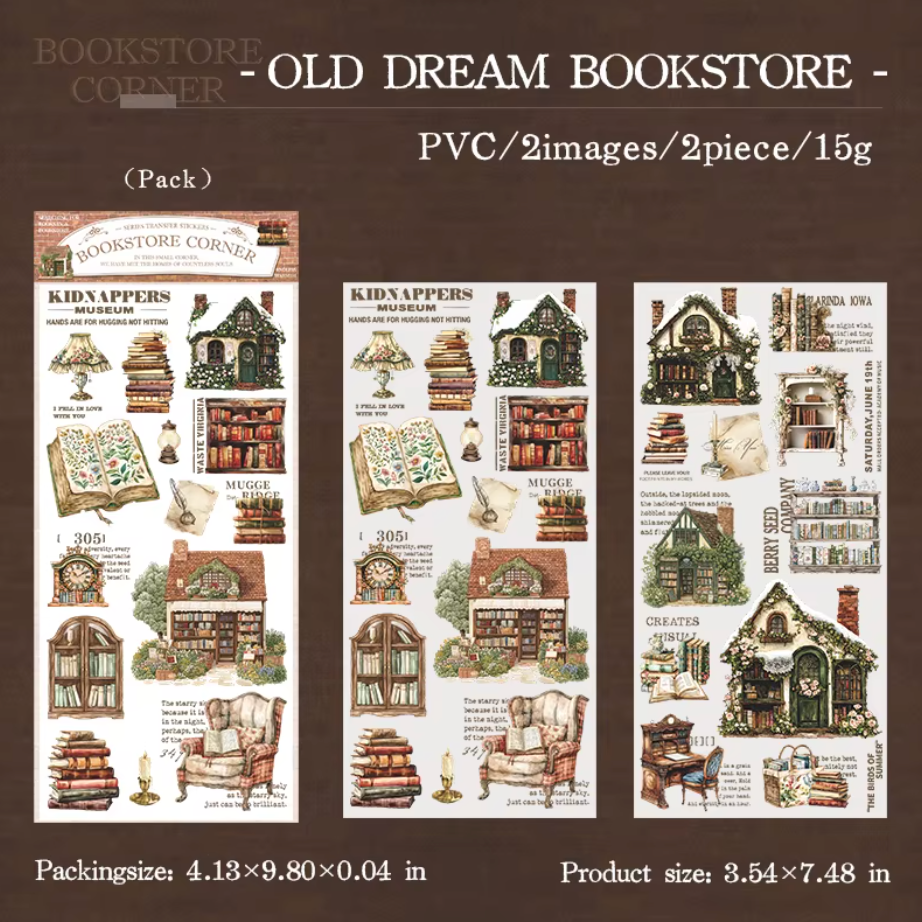 2 Hojas Stickers transfer