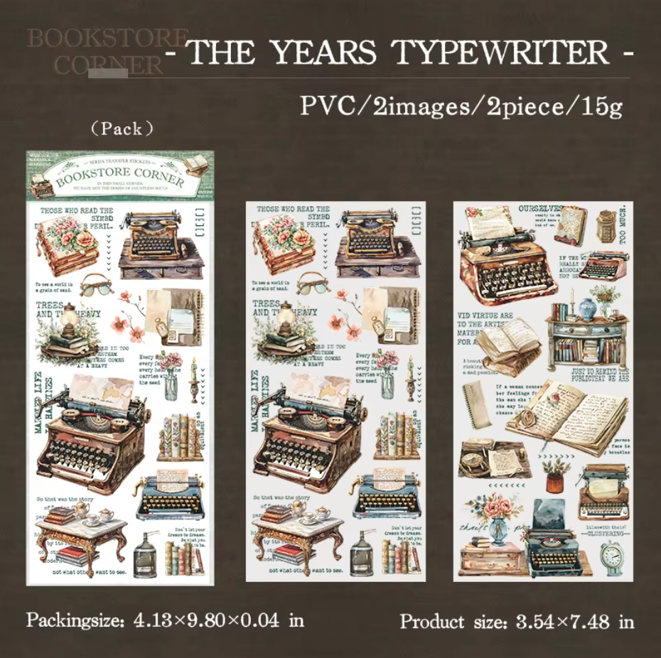 2 Hojas Stickers transfer