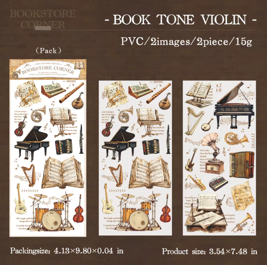 2 Hojas Stickers transfer