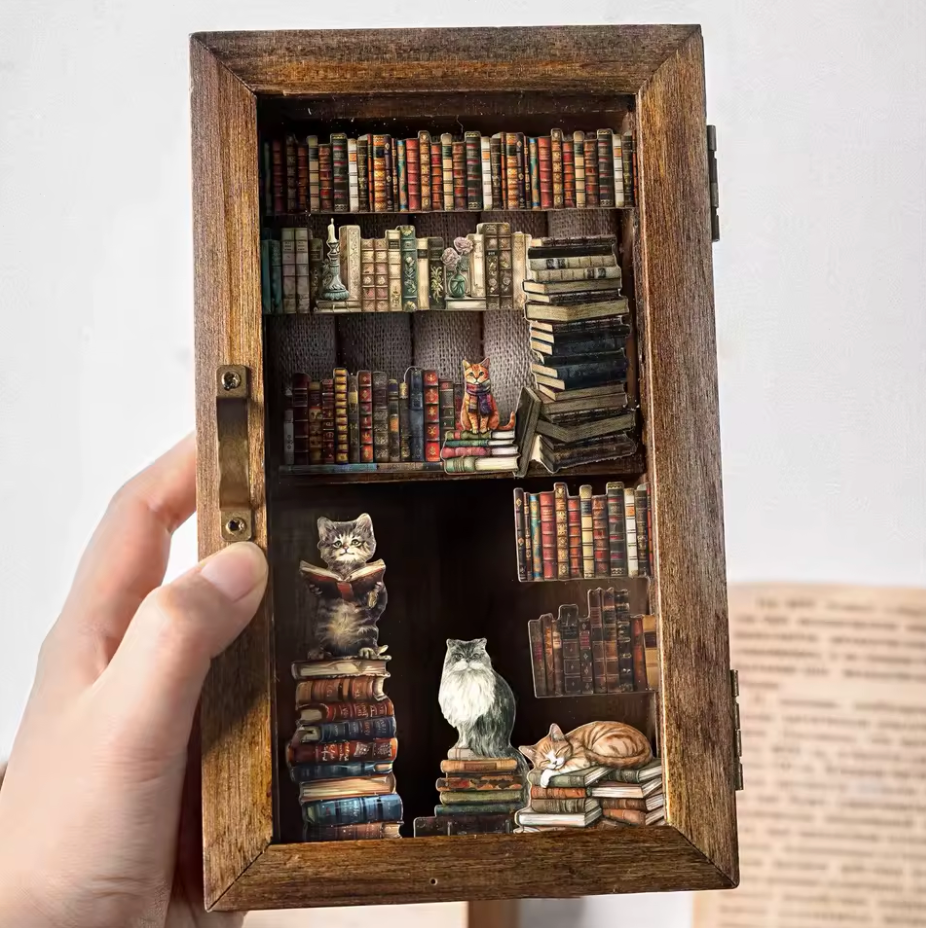 2 Hojas de stickers cartulina delgada Libros