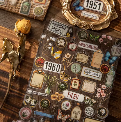 50 Stickers Vintage