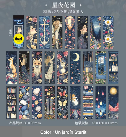 Bloc de 50 Stickers Fantasia