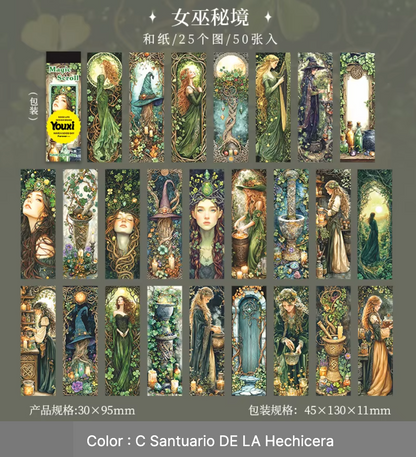 Bloc de 50 Stickers Fantasia