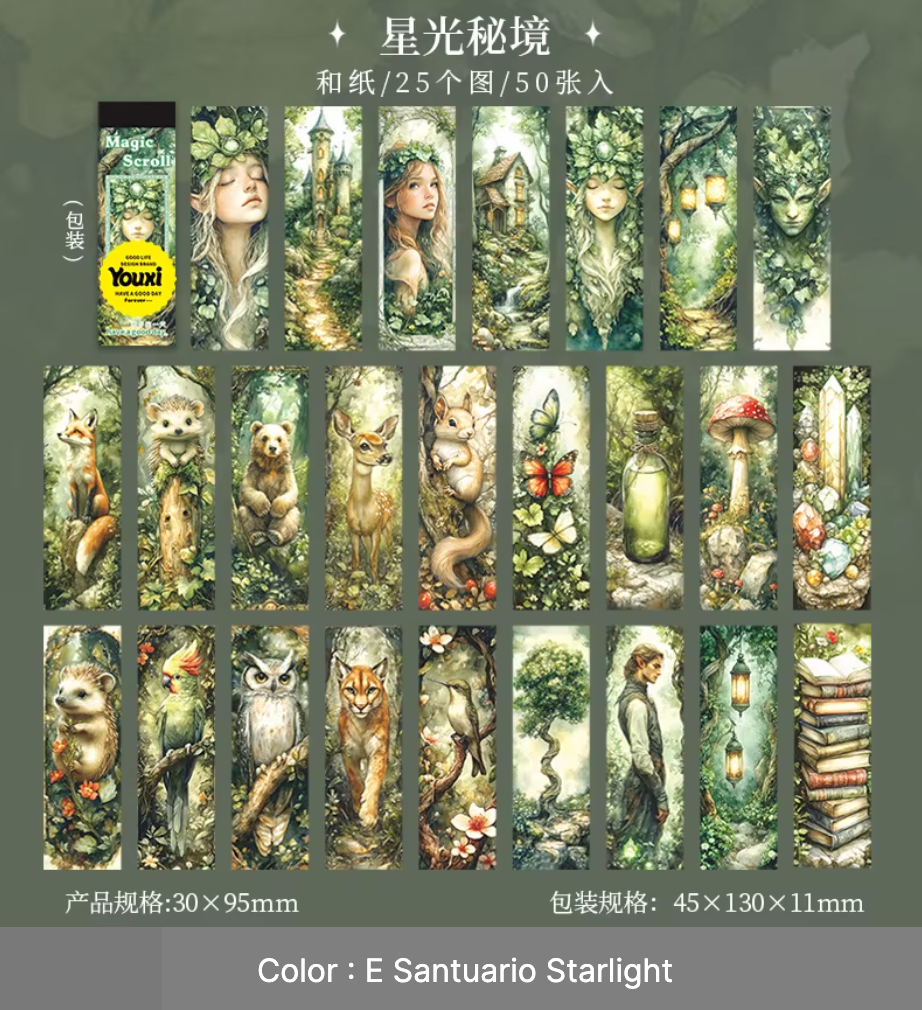 Bloc de 50 Stickers Fantasia