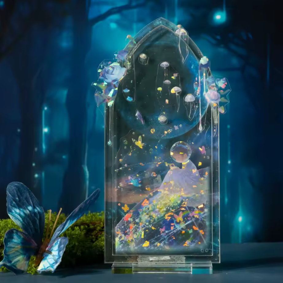 10 Stickers Holograficos Misticos