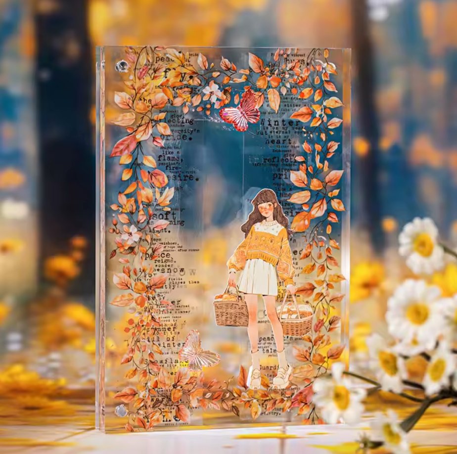 2 Washi Tapes Anchos Otoño