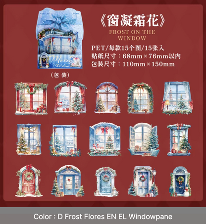 15 Stickers Navideños