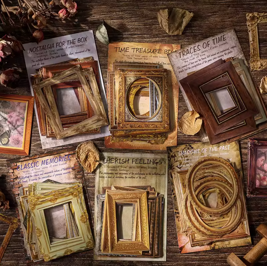 30 Marcos de papel dorados