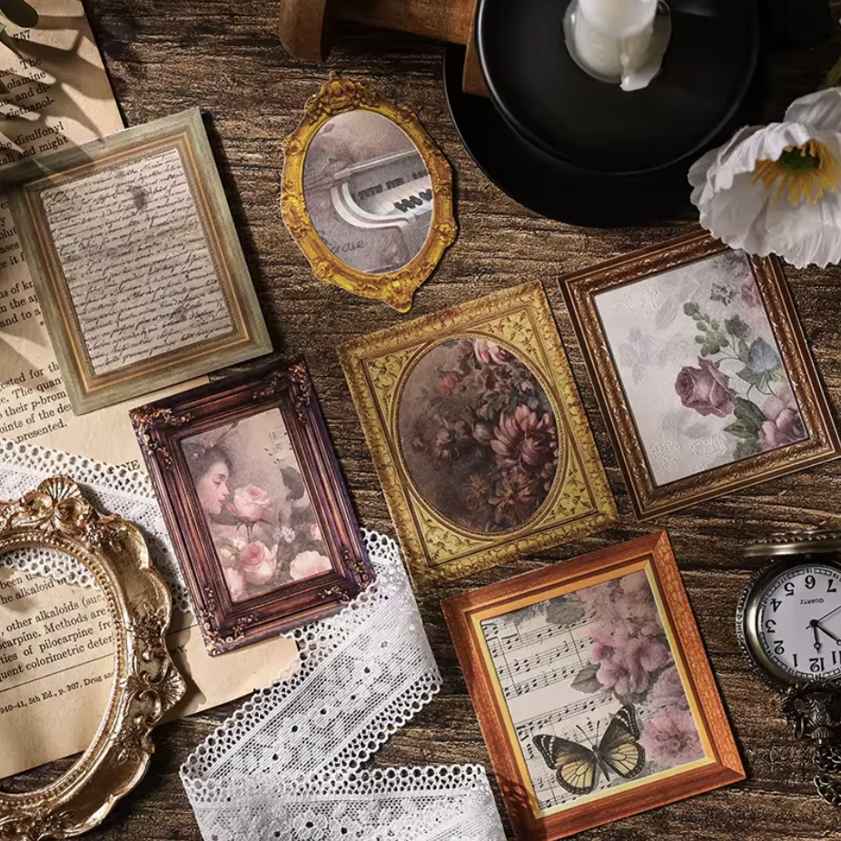 30 Marcos de papel dorados