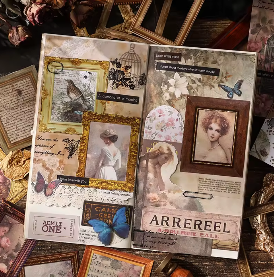 30 Marcos de papel dorados