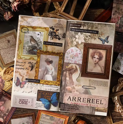 30 Marcos de papel dorados