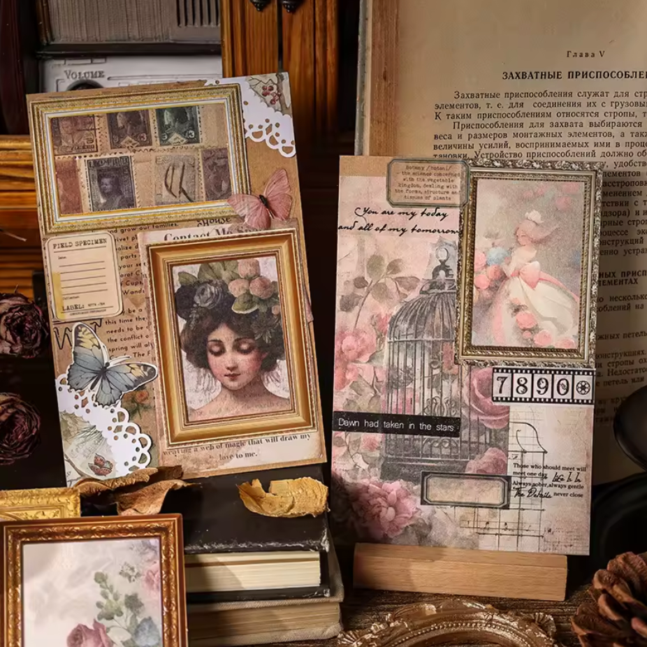 30 Marcos de papel dorados