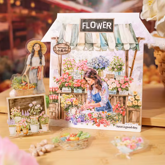 4 Paquetes Stickers Mercado