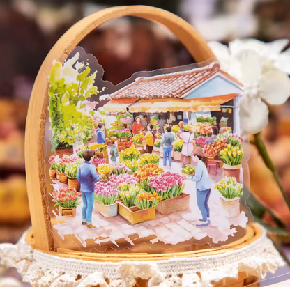 4 Paquetes Stickers Mercado