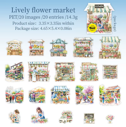 4 Paquetes Stickers Mercado