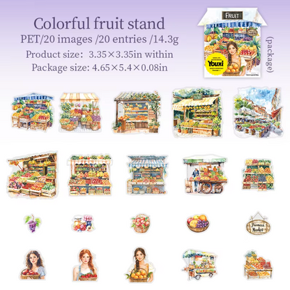 4 Paquetes Stickers Mercado