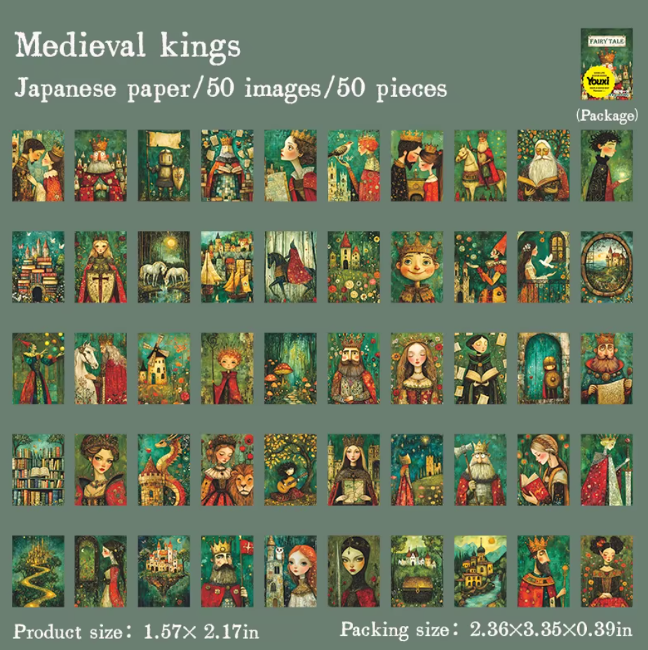 Librito de 50 paginas de stickers - Fairytale