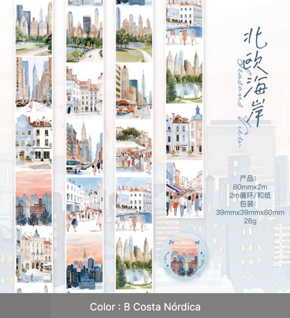 Washi Tape Ancho - Free Moment