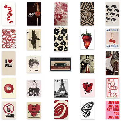 50 Stickers Vinil Love & Amor