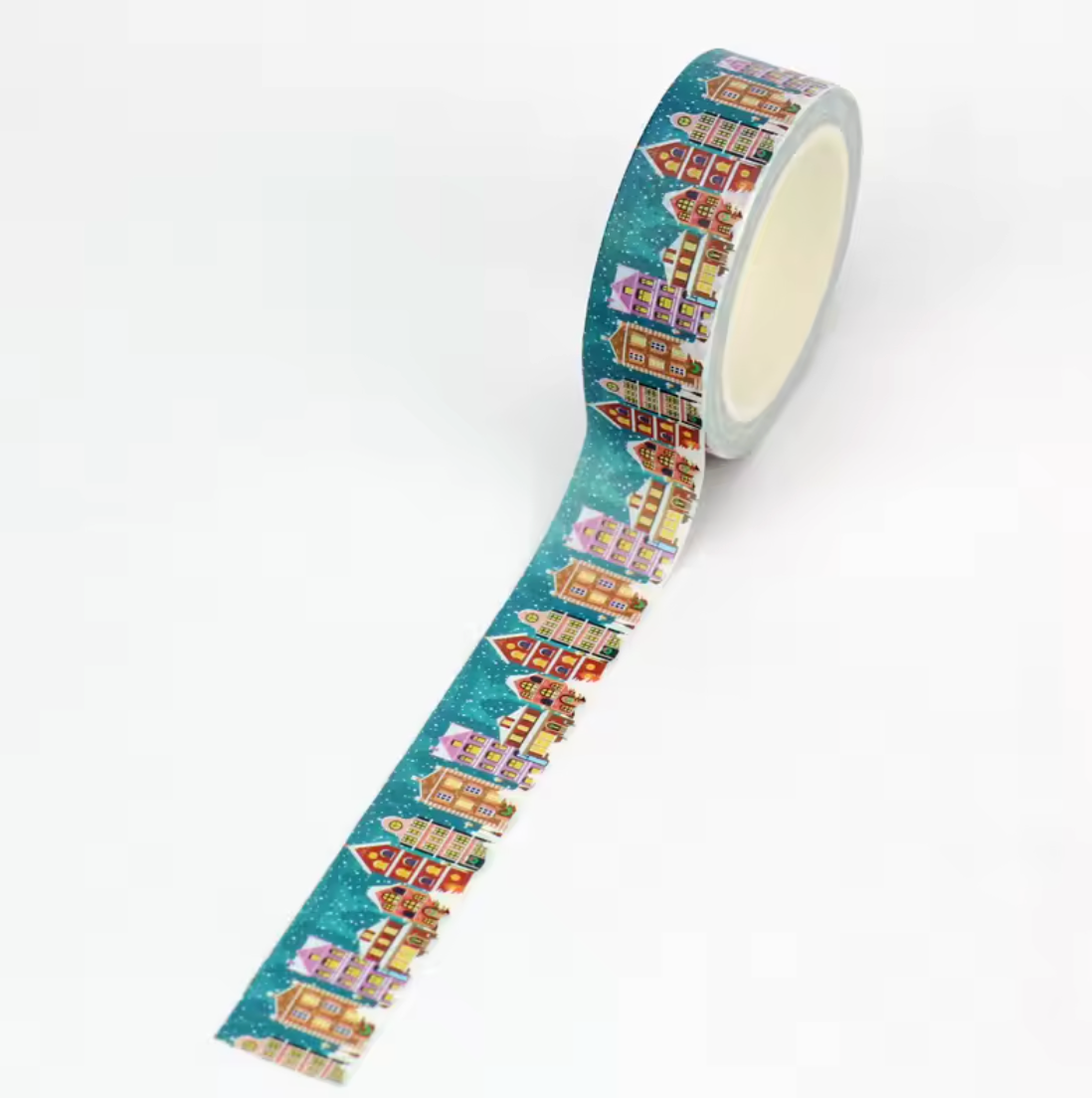 Washi Tape Casas Navideñas - 10 metros