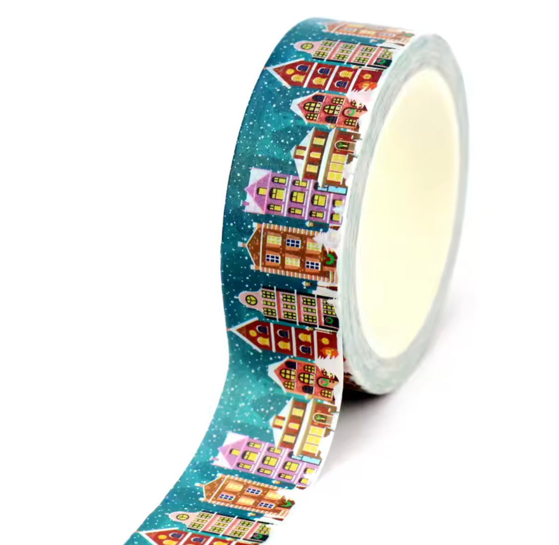 Washi Tape Casas Navideñas - 10 metros