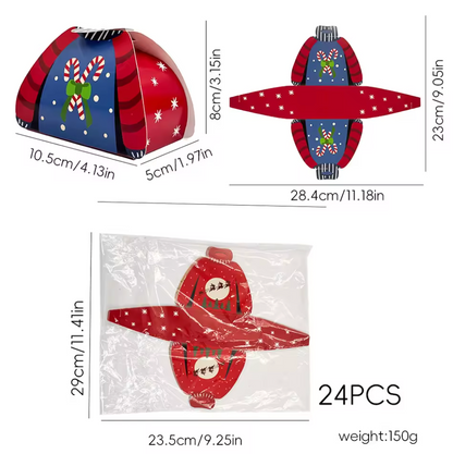 24 Cajitas navideñas