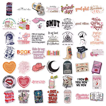 50 Stickers Vinil Holograficos Books