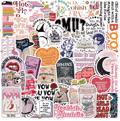 50 Stickers Vinil Holograficos Books