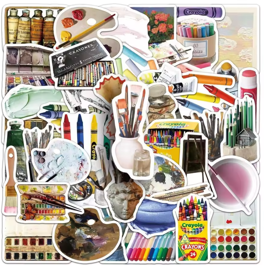 50 Stickers Vinil Artista