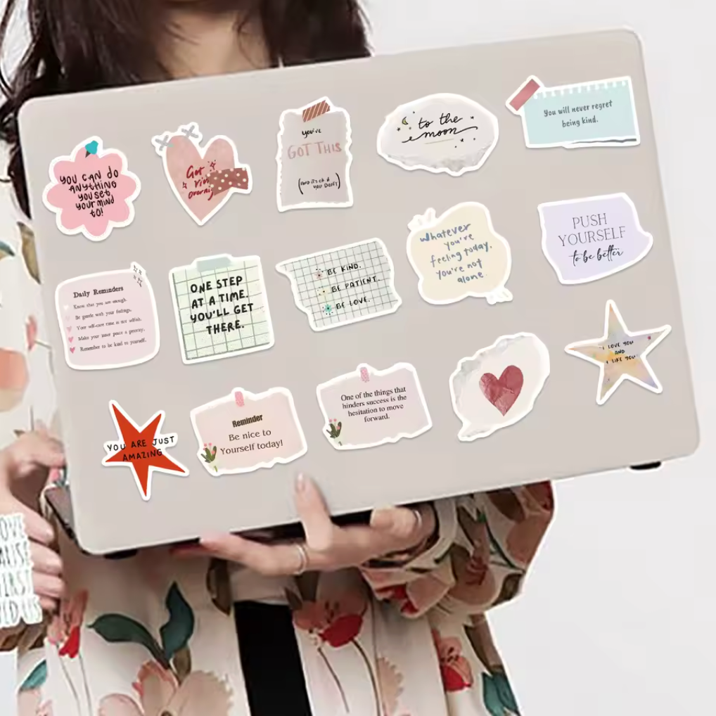 50 Stickers Vinil Frases & palabras