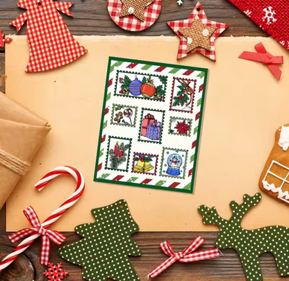 Sellos de Silicon Timbres navideños