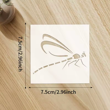 20 Stencils Insectos & animales
